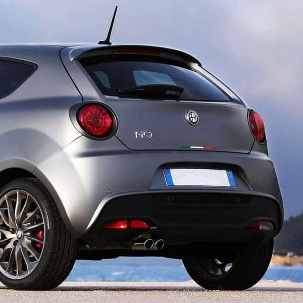 3D självhäftande remsa Italien Flagga för bakre Alfa Mito