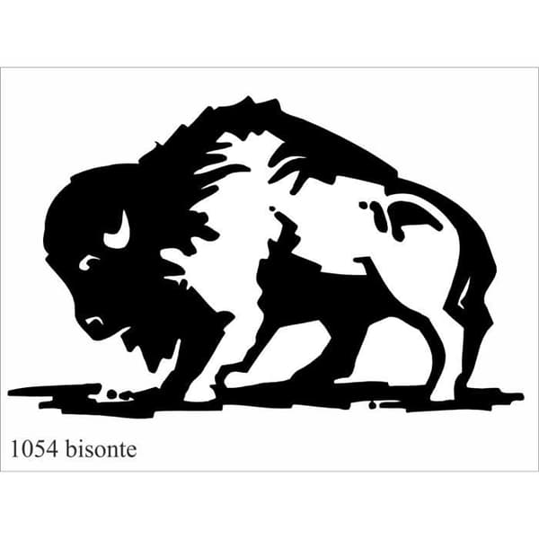 Dekorativa klistermärken - Maxi Decor - Bison - 50 x 35 cm - Högt motstånd - Anpassning av fordon