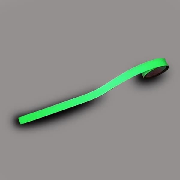 Fosforescerande tejp - Ej specificerad - 25 mm x 1 m - Vit - Hållbar - Väderbeständig