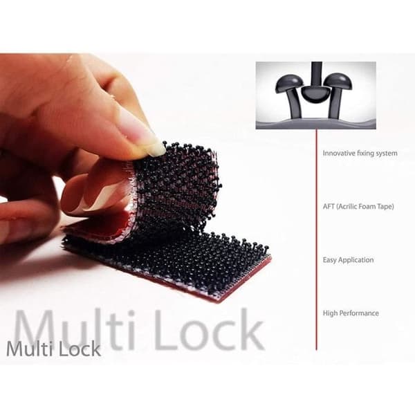 Multi-Lock Avtagbart låssystem, transparent, 4 delar 20 x 50 mm