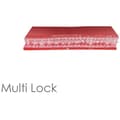 Miniatyrbild 1 av 4: Multi-Lock Avtagbart låssystem, transparent, 4 delar 20 x 50 mm