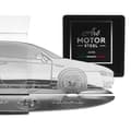Miniatyrbild 2 av 4: Alfa Romeo Brera graverad bilsiluettmodell i rostfritt stål