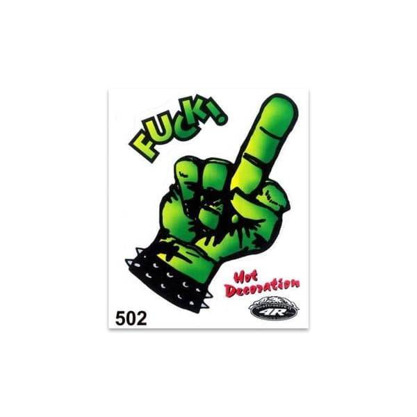 Sticker Finger Fuck Sticker, 10 x 12 cm