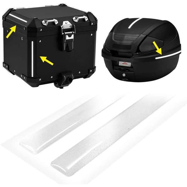 Reflekterande Tejp - Ej specificerat - 1 x 30 cm - 2 Stycken - Vit - MC Säkerhet