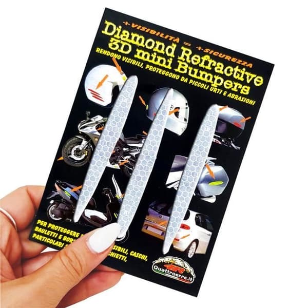 3D Refractive Stickers Vita pilar, 12 x 105 mm, 3 stycken