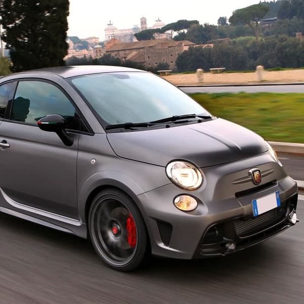 3D självhäftande remsor - Abarth - Italiens flagga - Holografisk - 6 x 173 mm - 2 stycken