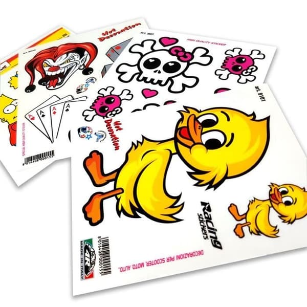 Sticker Hearts Sticker, 14 x 16 cm