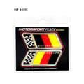 Miniatyrbild 1 av 4: Universal Sport märken för bilar, Basic Kit, Tyskland Rutig flagga