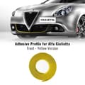 Miniatyrbild 1 av 4: Främre självhäftande profil för Alfa Romeo Giulietta bil, gul