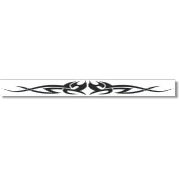 Tejp - Tribal - 3 x 33 cm - Svart - Fordonspersonalisering - Väderbeständig