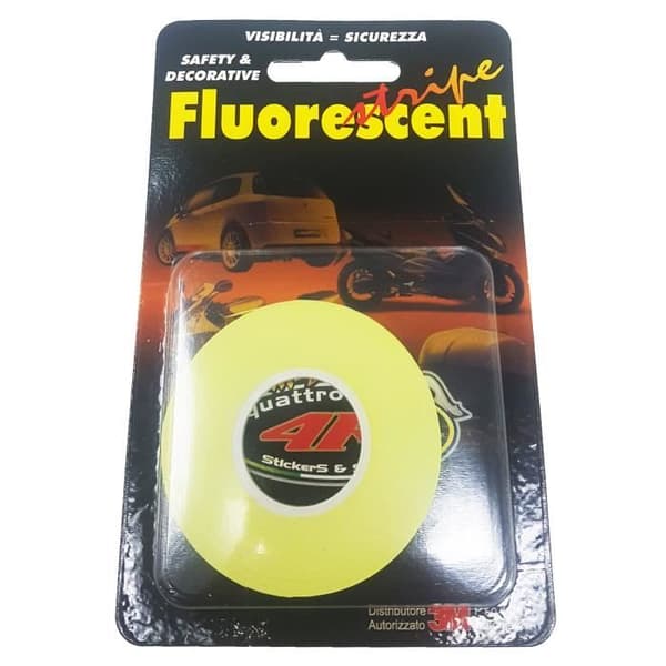 Självhäftande remsor - Fluo Orange - 25 mm x 3 mt - Vinyl - Väderbeständig - Multifunktionell