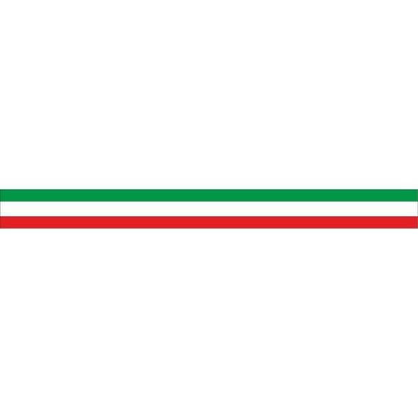 Italiens flagga självhäftande remsa, 3 x 33 cm