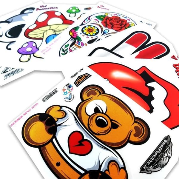 Sticker Hearts Sticker, 10 x 12 cm