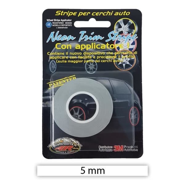 Reflekterande tejpbitar - Ospecificerad - 5 mm x 6 mt - Vit - För motorcyklar - Sportanpassning