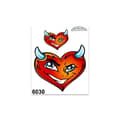 Miniatyrbild 1 av 4: Little Devil Heart Sticker, 10 x 12 cm