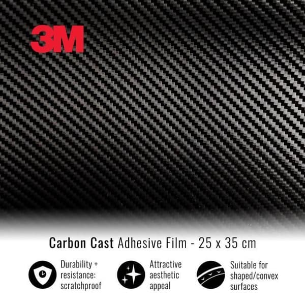 Självhäftande omslagsfilm - 3M - Koleffekt - 25 x 35 cm - Lätt att applicera - Reptålig