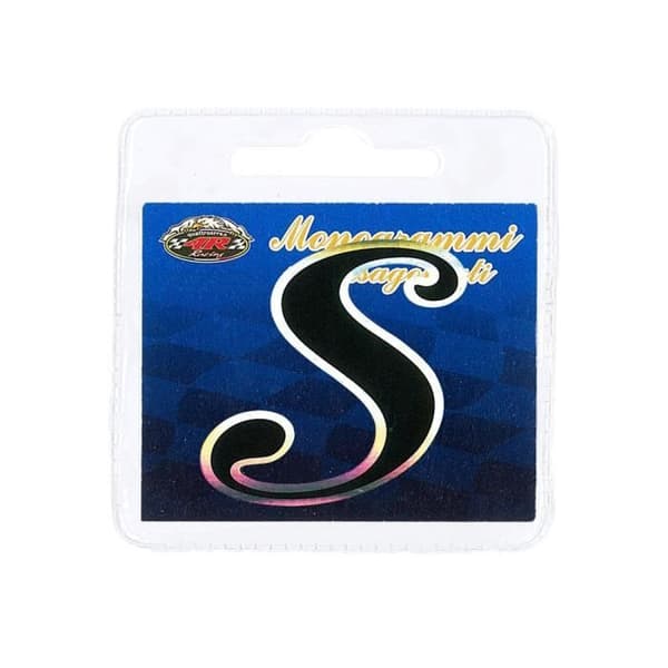 Klisterbokstäver - Holografisk - Svart - H 65 mm - Hållbar - Anpassning av fordon