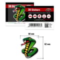 Miniatyrbild 2 av 4: 3D Cobra-dekal, 50 x 62 mm