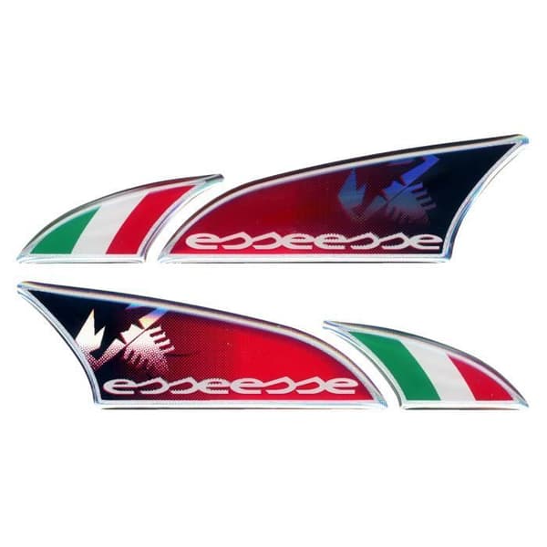 3D LogoSport Typ Abarth EsseEsse 100 x 27 mm Par