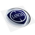 Miniatyrbild 2 av 4: 3D Lancia Officiell Logotypdekal, Diameter 40 mm
