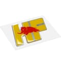 Miniatyrbild 2 av 4: 3D Lancia Official HF Logo dekal, 60 x 35 mm