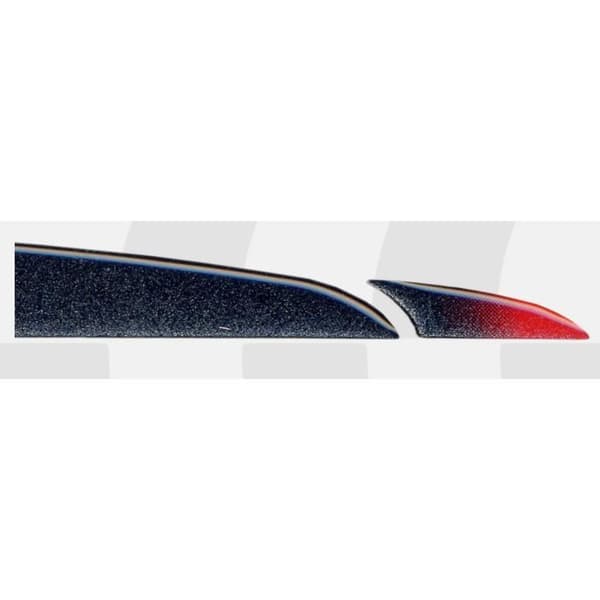 Klebskydd - Ej specificerat - Bil Dörrskydd - Röd Svart - 300 x 12 mm - 2 Stycken