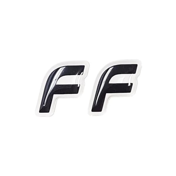 3D-klistermärke självhäftande bokstäver par "F"