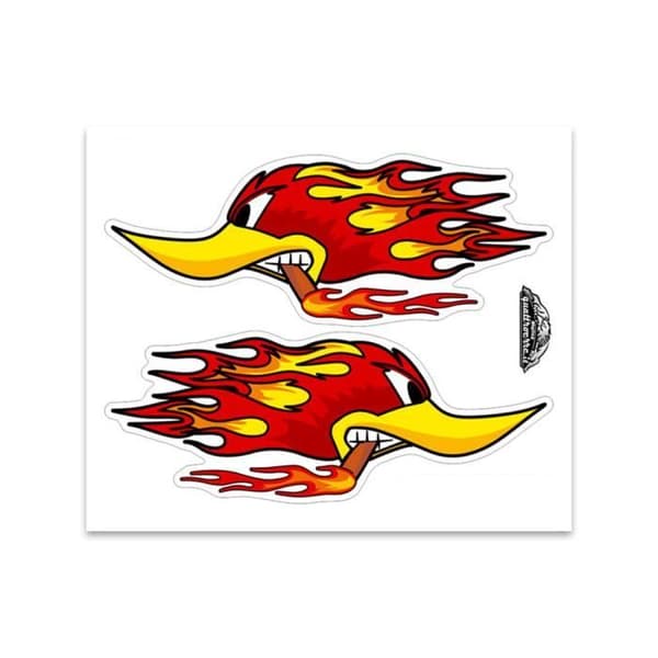 Klistermärke Klistermärke Pic Flames, 10 x 12 cm