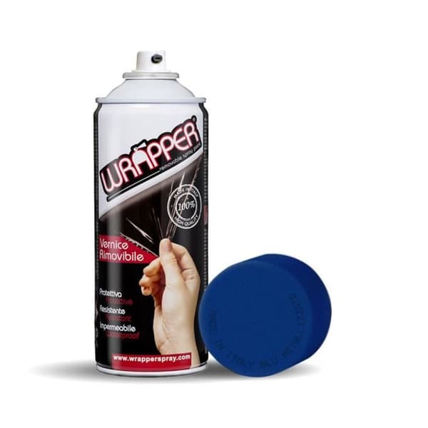 Avtagbar sprayfärgsomslag, Metallic, Blå