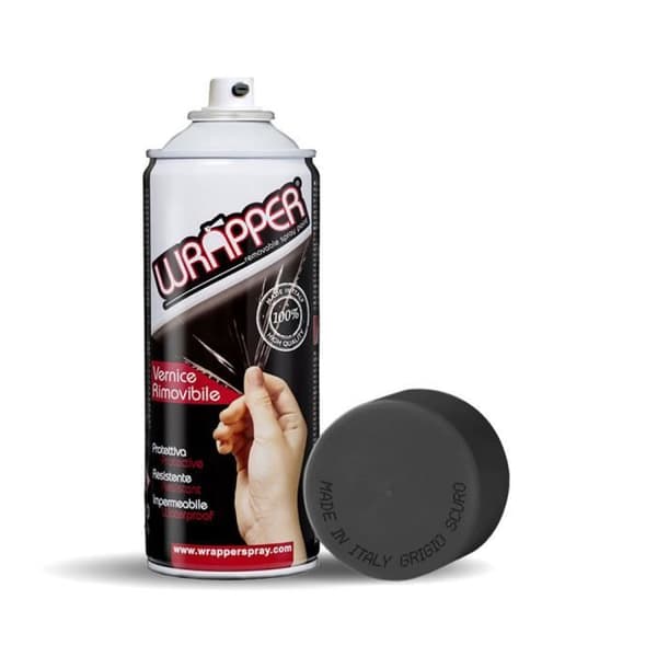 Sprayfärg - Förpackning - Mörkgrå - Avtagbar - Matt - Flerlager