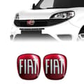 Miniatyrbild 1 av 3: Fiat 3D Replacement Logo Sticker för Doblò, fram och bak