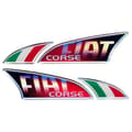 Miniatyrbild 1 av 3: 3D LogoSport Fiat 100 x 27 mm Par