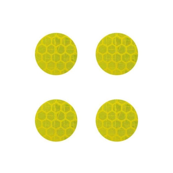 Brytningsdekaler Gula cirklar, 30 x 30 mm, 4 st