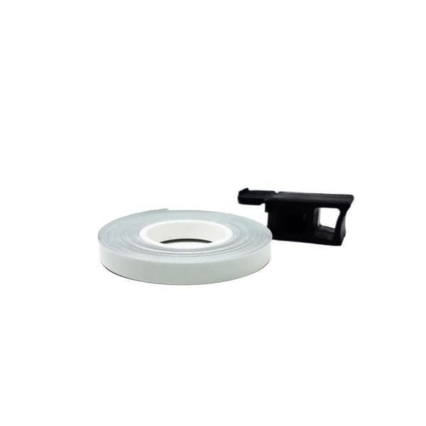 Brytningslister för bilfälgar, vit, 7 mm x 6 mt