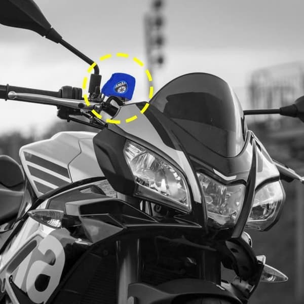 Svampmanschett för motorcykelbromsvätskebehållare, Yamaha, blå