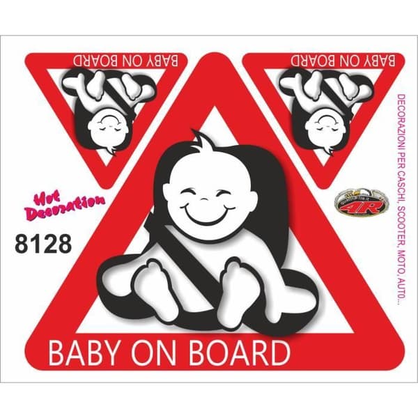 Dekal Baby on Board Dekal, 14 x 16 cm