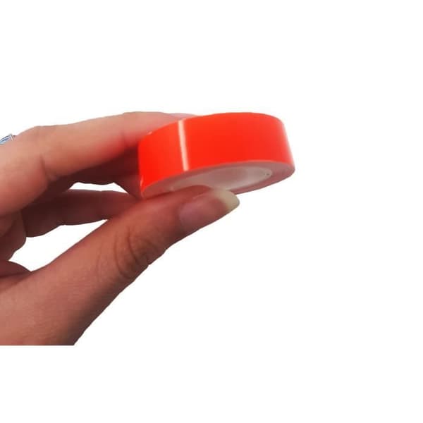 Tejp - Fluo Orange - 12,5 mm x 3 mt - Väderbeständig - Bildekoration