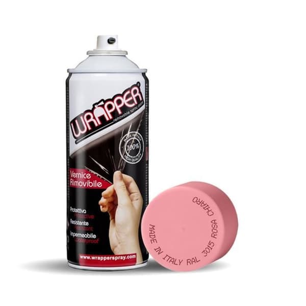 Sprayfärg - Wrapper - RAL 3015 - Ljusrosa - Avtagbar - Matt - Flerlager