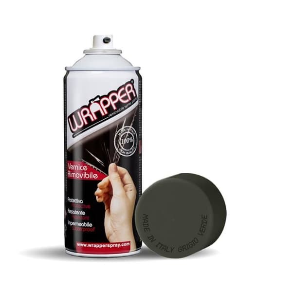 Omslagsspray Avtagbar sprayfärg, grågrön