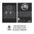 Miniatyrbild 4 av 4: 3D Fiat Official Logo Sticker Svart, Diameter 12 mm, 2 stycken