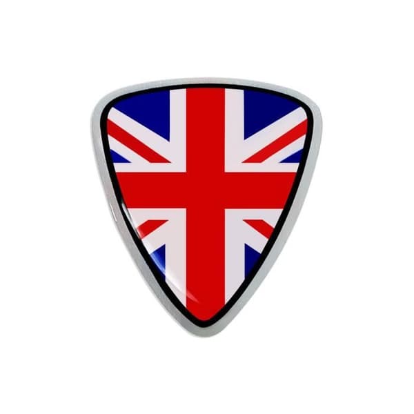 3D Klistermärke - England UK - 35 x 40 mm - UV-beständig - Detaljerad precision - Klara färger