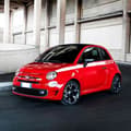 Miniatyrbild 3 av 4: Dekorativa självhäftande remsor - Fiat - 500 - Röd - Sidor - Väderbeständig