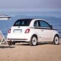 Miniatyrbild 4 av 4: Dekorativa självhäftande remsor - Fiat - 500 - Röd - Sidor - Väderbeständig