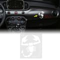 Miniatyrbild 1 av 4: Färdigskuren Abarth Scorpion Sticker, Vit, h 10,5 cm