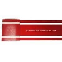 Tejp - Ej specificerad - Trippel - Röd - 80 mm x 2 mt - Multi-användning