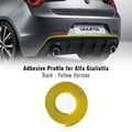 Miniatyrbild 1 av 4: Bakre självhäftande profil för Alfa Romeo Giulietta bil, gul