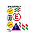 Miniatyrbild 1 av 2: Stickers Stickers Kit Bokstäver för racerföraren, ark 20 x 24 cm