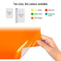 Miniatyrbild 3 av 4: Självhäftande omslagsfilm - KTM - Orange - 35 x 50 cm - Vinyl av hög kvalitet - Reptålig