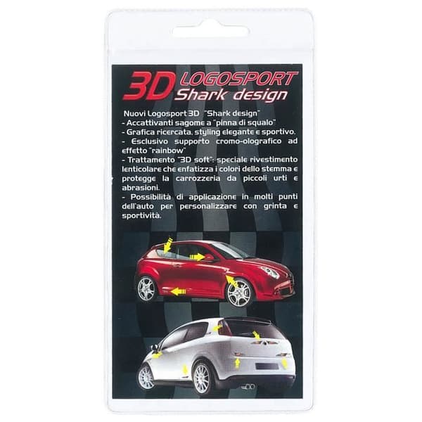3D LogoSport Volkswagen 100 x 27 mm