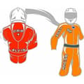 Miniatyrbild 2 av 4: Bokstaven E refraktivt tyglim för kläder